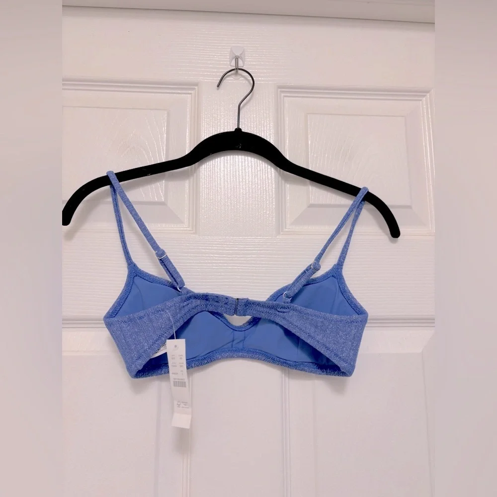 NWT J.Crew Odessa Bikini Top & Hallie Bikini Bottom in Sparkle Rib